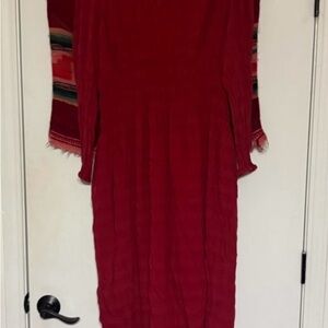a new day Red Long Sleeve Dress